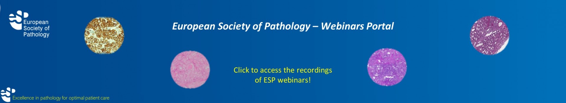 European Society of Pathology - Webinar Portal