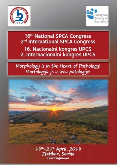 16th Serbian Congress of Pathology and 2nd International Congress of SPCA 18-21 April 2018
